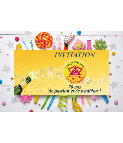 Carte d'invitation Recto-verso